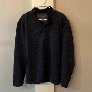 Van Heusen Flex Mens 1/4 Button Pullover Sweater XXL